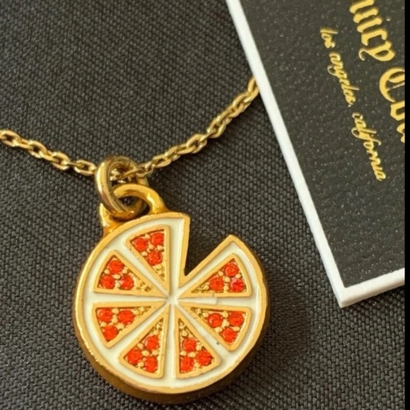 Juicy Couture Jewelry - Juicy Couture Orange Wish Necklace NWT and box